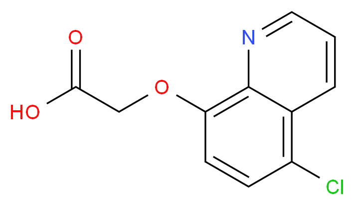 2-[(5-chloroquinolin-8-yl)oxy]acetic acid_Molecular_structure_CAS_88349-88-6)