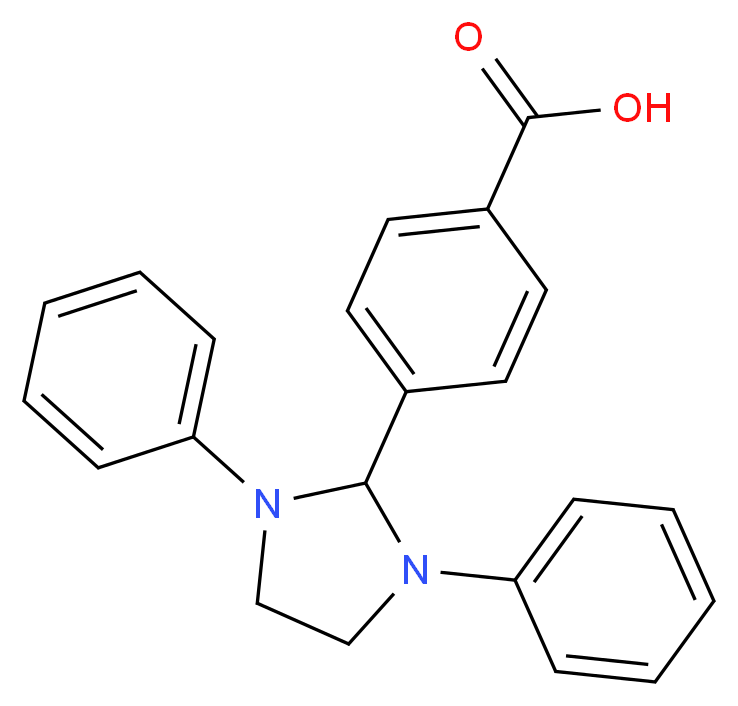 4-(1,3-Diphenylimidazolidin-2-yl)benzoic acid_Molecular_structure_CAS_)