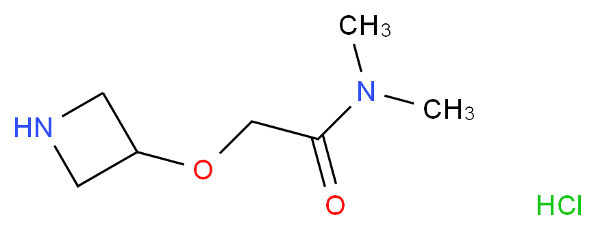2-(azetidin-3-yloxy)-N,N-dimethylacetamide hydrochloride_Molecular_structure_CAS_)