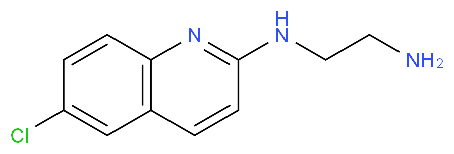 (2-aminoethyl)(6-chloro-2-quinolinyl)amine_Molecular_structure_CAS_)