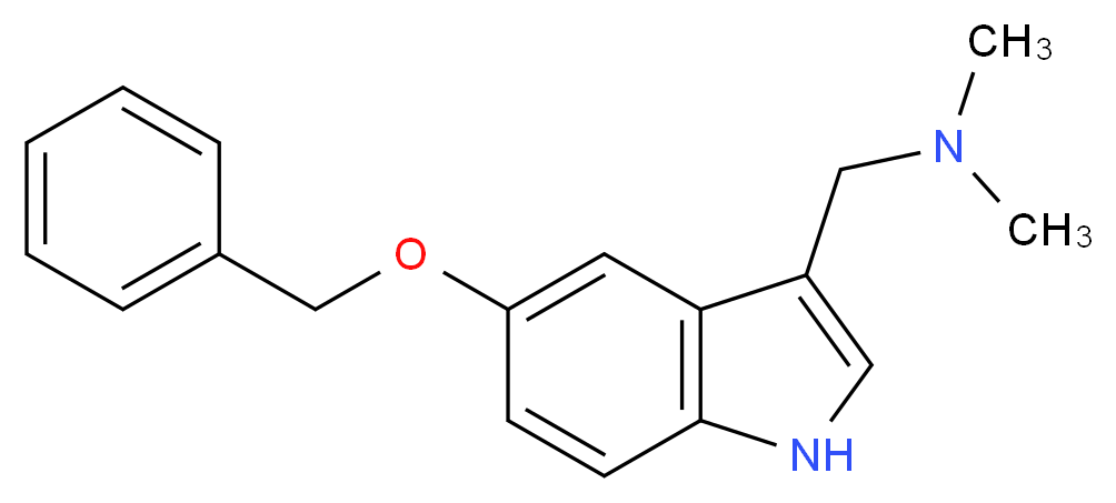 N-[(5-Benzyloxy-1H-indol-3-yl)methyl]-N,N-dimethylamine_Molecular_structure_CAS_1453-97-0)