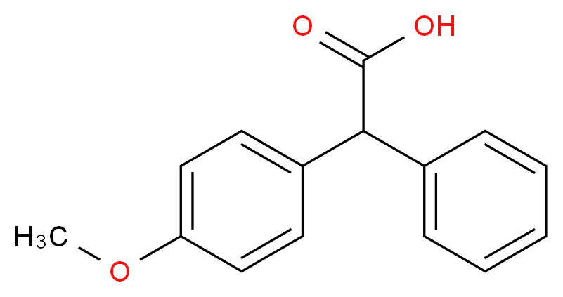 2-(4-Methoxyphenyl)-2-phenylacetic acid_Molecular_structure_CAS_21749-83-7)