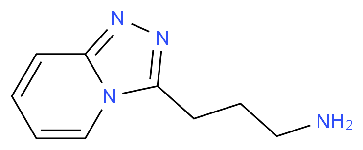 (3-[1,2,4]triazolo[4,3-a]pyridin-3-ylpropyl)amine_Molecular_structure_CAS_610276-38-5)
