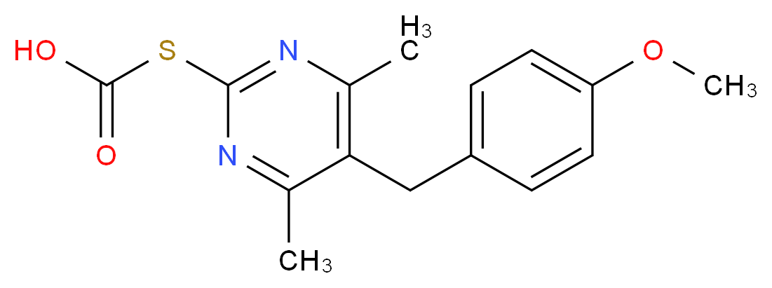4-Methoxybenzyl-S-(4,6-dimethylpyrimidine-2-yl)thiocarbonate_Molecular_structure_CAS_41840-29-3)