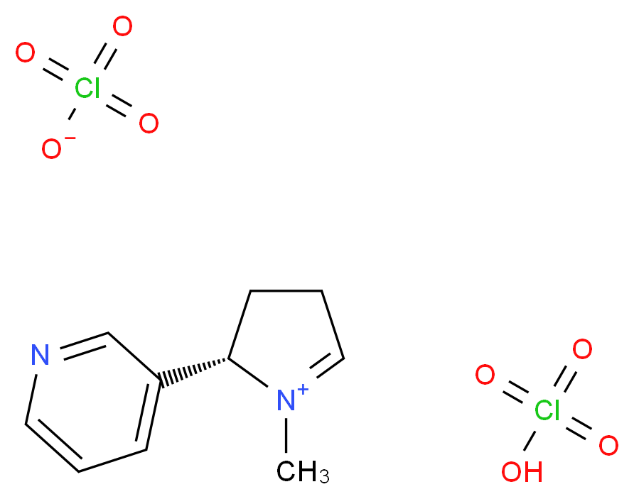 S-(-)-Nicotine-Δ1'(5')-iminium Diperchlorate Salt_Molecular_structure_CAS_71014-67-0)