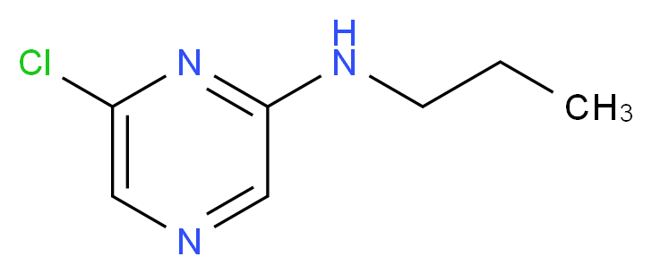 2-Chloro-6-(propylamino)pyrazine_Molecular_structure_CAS_)