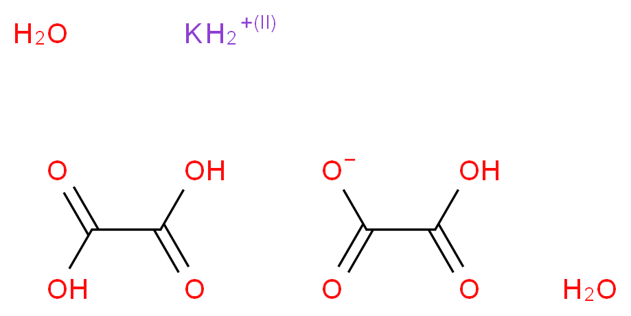 Potassium trihydrogen dioxalate dihydrate 98+%_Molecular_structure_CAS_6100-20-5)