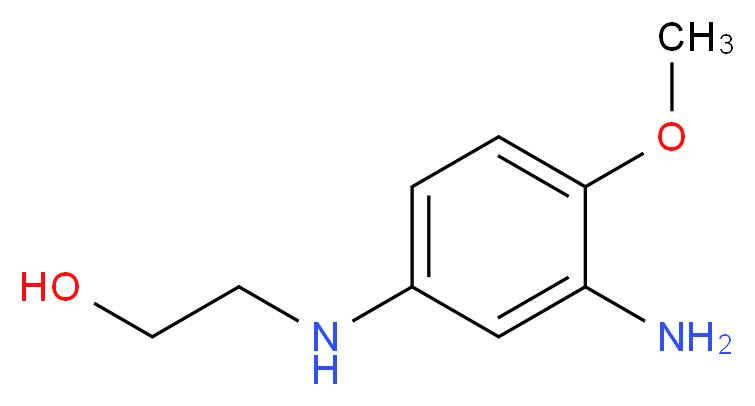 2-((3-Amino-4-methoxyphenyl)amino)ethanol_Molecular_structure_CAS_83763-47-7)