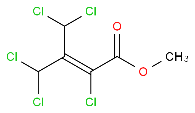 2,4,4-Trichloro-3-(dichloromethyl)crotonic Acid Methyl Ester_Molecular_structure_CAS_97055-36-2)