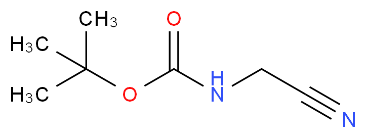 tert-butyl N-(cyanomethyl)carbamate_Molecular_structure_CAS_)