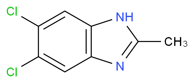 5,6-Dichloro-2-methyl-1H-benzimidazole_Molecular_structure_CAS_6478-79-1)