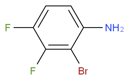 2-Bromo-3,4-difluoroaniline_Molecular_structure_CAS_1092349-87-5)