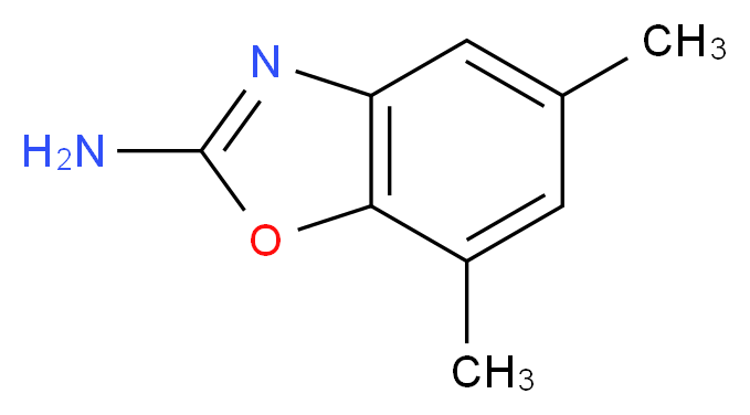 5,7-dimethyl-1,3-benzoxazol-2-amine_Molecular_structure_CAS_)