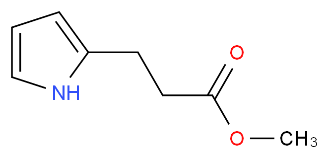 Methyl 3-(2-Pyrrolyl)propanoate_Molecular_structure_CAS_69917-80-2)
