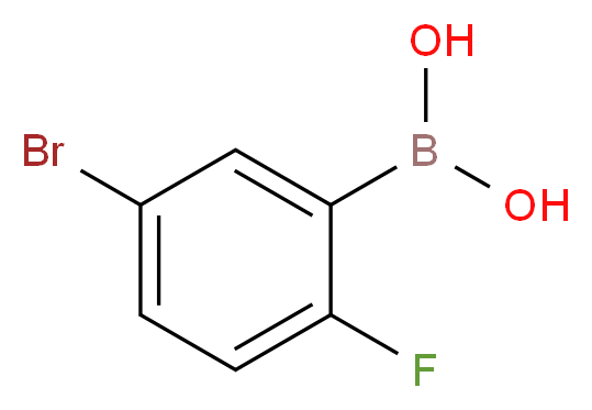 5-Bromo-2-fluorophenylboronic acid_Molecular_structure_CAS_112204-57-6)