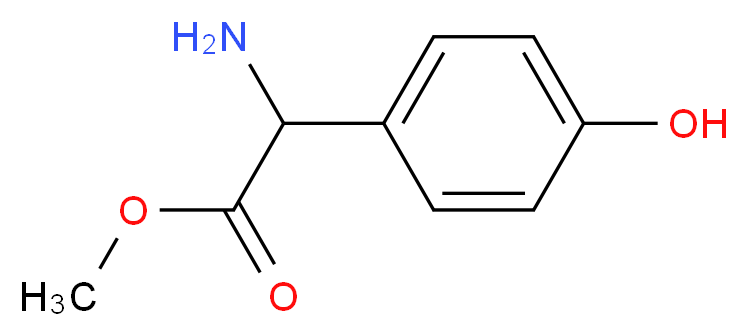 (R)-Methyl 2-amino-2-(4-hydroxyphenyl)acetate_Molecular_structure_CAS_37763-23-8)