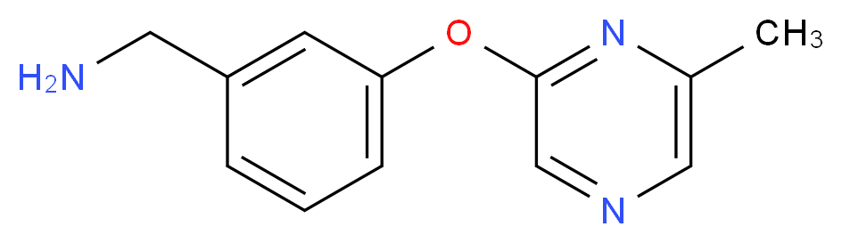 3-[(6-methylpyrazin-2-yl)oxy]benzylamine_Molecular_structure_CAS_941716-89-8)