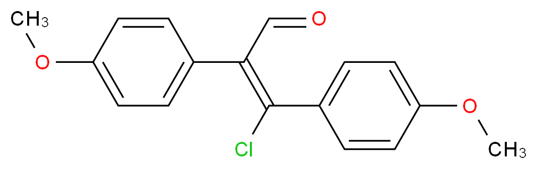 3-Chloro-2,3-bis(4-methoxyphenyl)acrylaldehyde_Molecular_structure_CAS_19881-70-0)