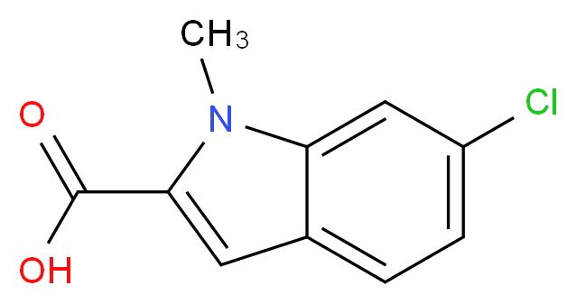 6-chloro-1-methyl-1H-indole-2-carboxylic acid_Molecular_structure_CAS_680569-83-9)