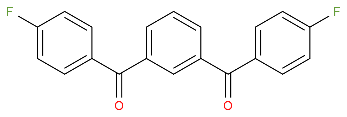 1,3-Phenylenebis((4-fluorophenyl)methanone)_Molecular_structure_CAS_108464-88-6)