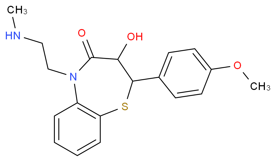 O-Desacetyl-N-desmethyl Diltiazem_Molecular_structure_CAS_81353-09-5)