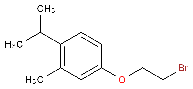 2-bromoethyl 4-isopropyl-3-methylphenyl ether_Molecular_structure_CAS_)