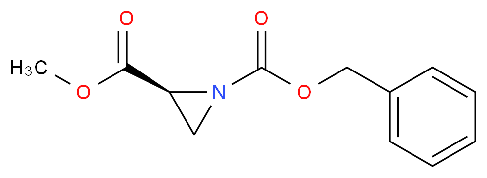 Methyl (S)-(-)-N-Z-aziridine-2-carboxylate_Molecular_structure_CAS_104597-98-0)