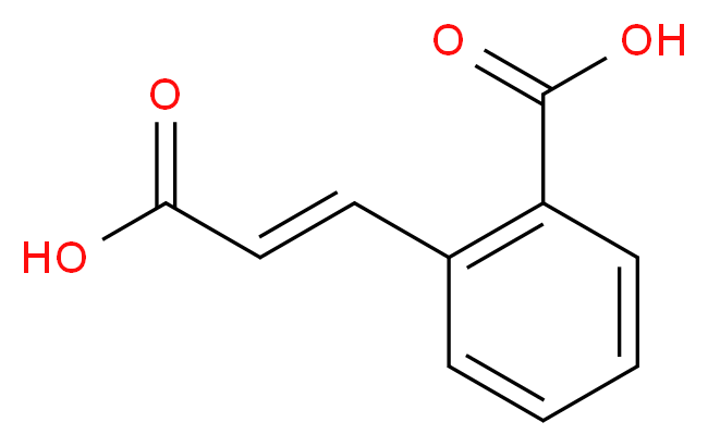 2-Carboxycinnamic acid, predominantly trans_Molecular_structure_CAS_612-40-8)