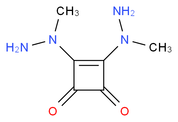 3,4-Bis(1-methylhydrazino)cyclobut-3-ene-1,2-dione 95+%_Molecular_structure_CAS_50376-99-3)