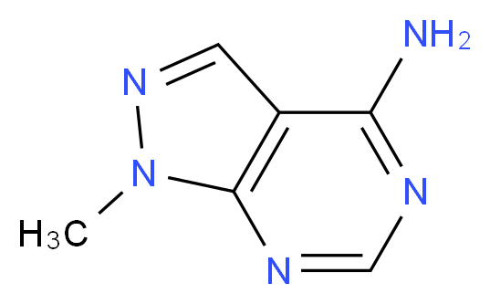 4-Amino-1-methyl-1H-pyrazolo[3,4-d]pyrimidine_Molecular_structure_CAS_5334-99-6)