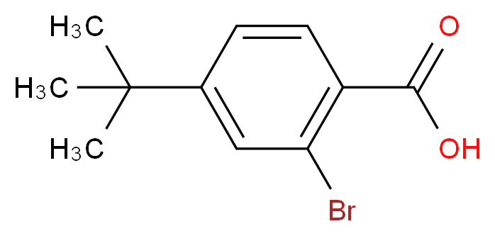 2-Bromo-4-(tert-butyl)benzoic acid_Molecular_structure_CAS_6332-96-3)