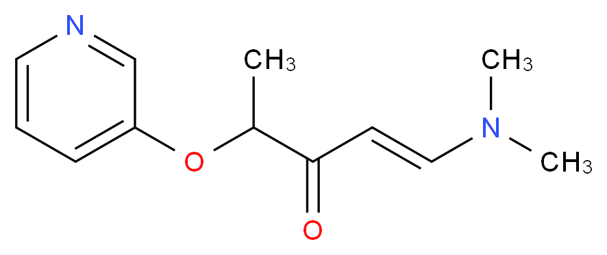 1-(Dimethylamino)-4-(3-pyridinyloxy)-1-penten-3-one_Molecular_structure_CAS_)