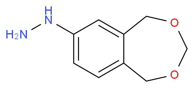 1,5-dihydro-2,4-benzodioxepin-7-ylhydrazine_Molecular_structure_CAS_915921-13-0)