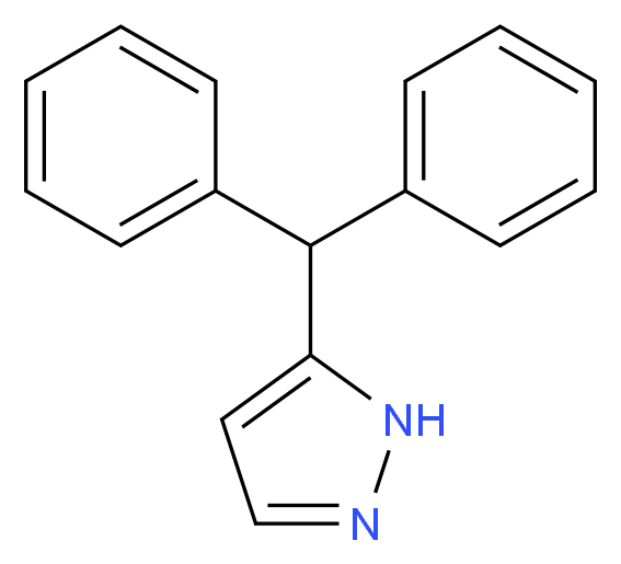 5-(Diphenylmethyl)-1H-pyrazole_Molecular_structure_CAS_)