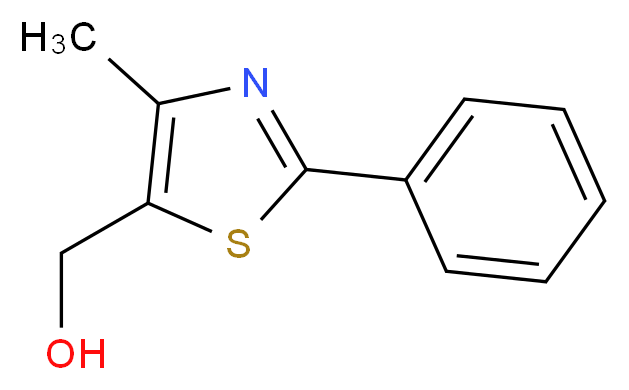 (4-Methyl-2-phenyl-thiazol-5-yl)-methanol_Molecular_structure_CAS_61291-91-6)