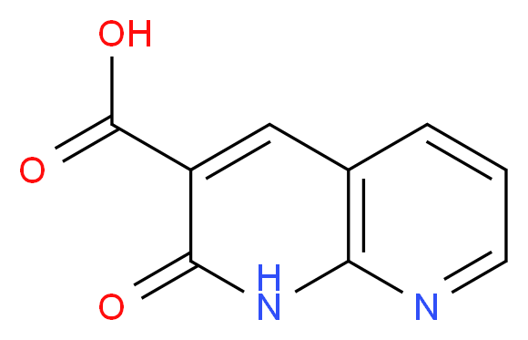 2-OXO-1,2-DIHYDRO-[1,8]NAPHTHYRIDINE-3-CARBOXYLIC ACID_Molecular_structure_CAS_5175-14-4)