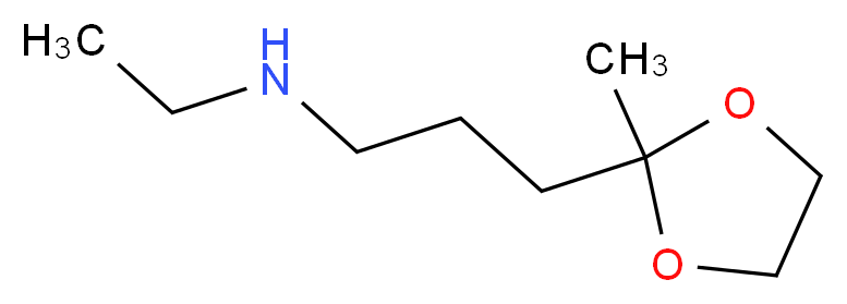 N-Ethyl-(3-(2-methyl-[1,3]dioxolan-2-yl)propyl)-amine_Molecular_structure_CAS_65960-33-0)