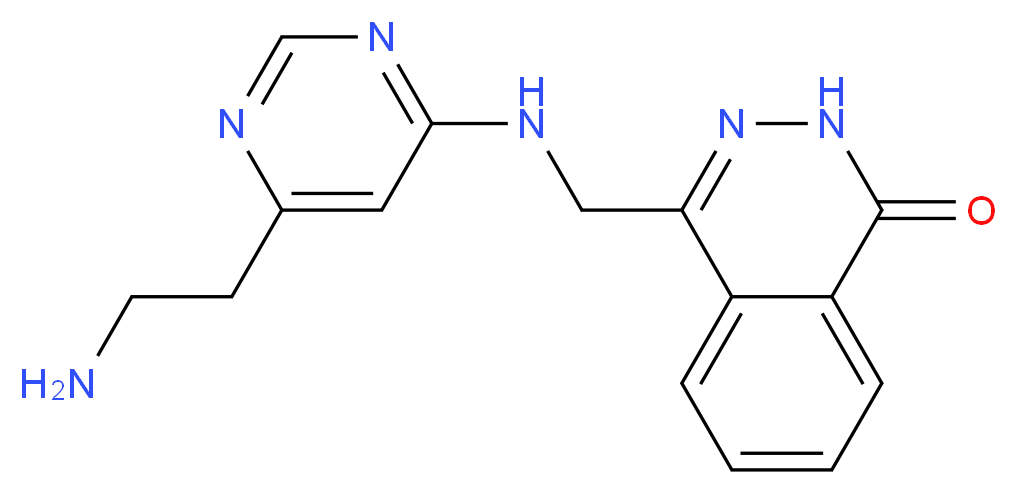 4-({[6-(2-aminoethyl)pyrimidin-4-yl]amino}methyl)phthalazin-1(2H)-one_Molecular_structure_CAS_)