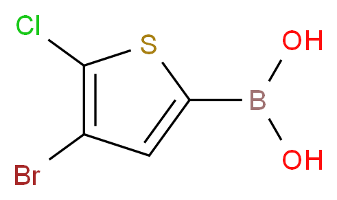 (4-Bromo-5-chlorothiophen-2-yl)boronic acid_Molecular_structure_CAS_1150114-72-9)