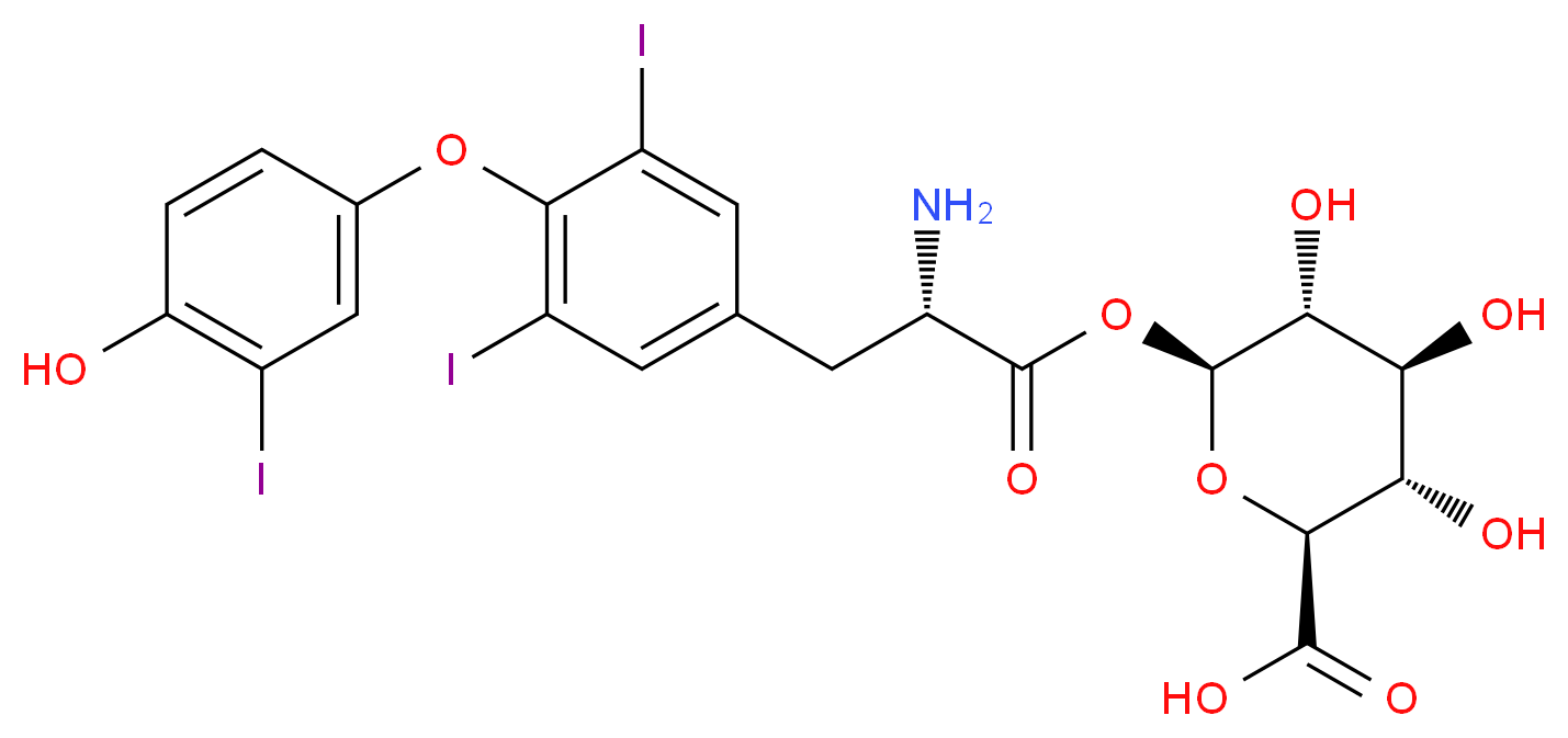 3,3',5-Triiodo-L-thyronine Acyl β-D-Glucuronide_Molecular_structure_CAS_910907-23-2)