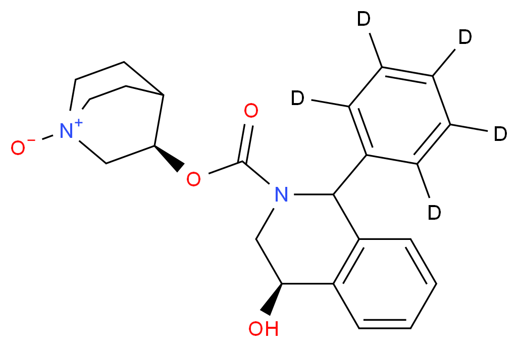 cis-Hydroxy Solifenacin-d5 N-Oxide(Mixture of Diastereomers)_Molecular_structure_CAS_)
