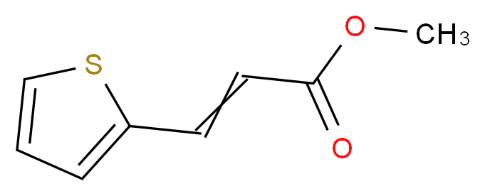 Methyl 3-(thien-2-yl)acrylate_Molecular_structure_CAS_20883-96-9)