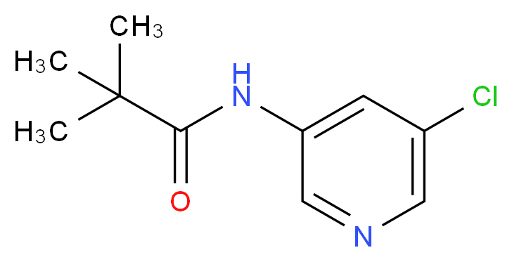 N-(5-Chloro-pyridin-3-yl)-2,2-dimethyl-propionamide_Molecular_structure_CAS_879326-78-0)