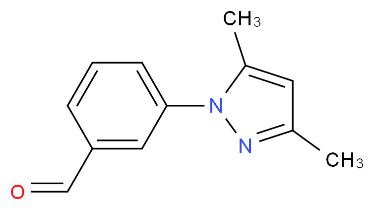 3-(3,5-Dimethyl-pyrazol-1-yl)-benzaldehyde_Molecular_structure_CAS_)