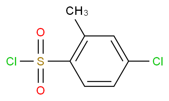 4-Chloro-2-methylbenzenesulfonyl chloride_Molecular_structure_CAS_56157-92-7)