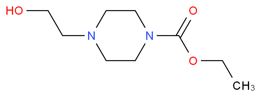 Ethyl 4-(2-hydroxyethyl)piperazine-1-carboxylate 97%_Molecular_structure_CAS_14000-66-9)