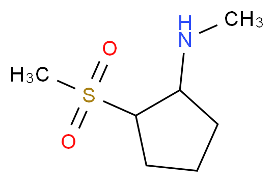 2-methanesulfonyl-N-methylcyclopentan-1-amine_Molecular_structure_CAS_)