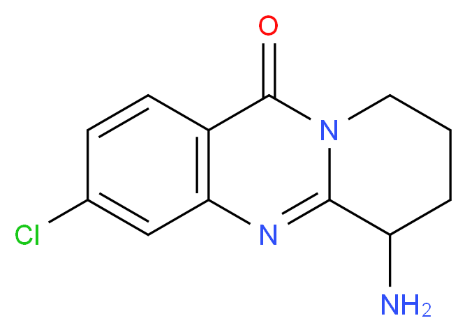 6-amino-3-chloro-6H,7H,8H,9H,11H-pyrido[2,1-b]quinazolin-11-one_Molecular_structure_CAS_)