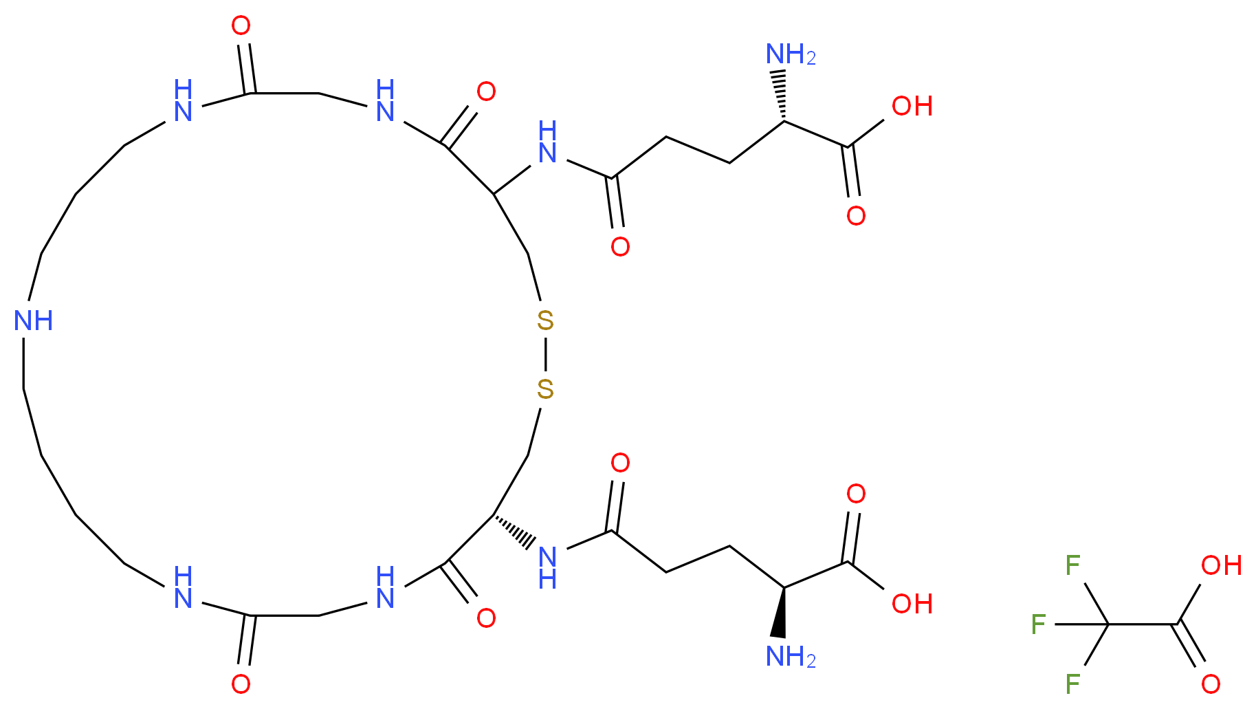 Trypanothione trifluoroacetate salt_Molecular_structure_CAS_)