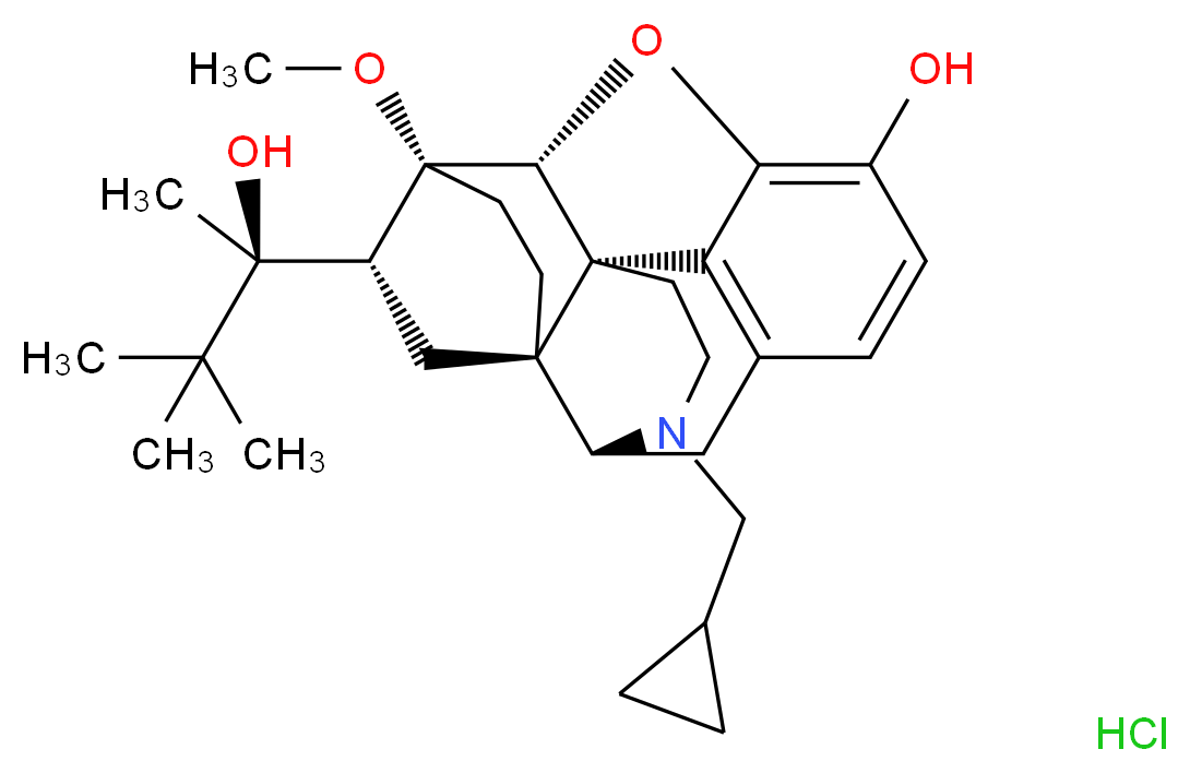 Buprenorphine hydrochloride solution_Molecular_structure_CAS_53152-21-9)